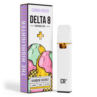 THC Vape - Delta 8 Highlighter - Rainbow Sherbet (Hybrid) - 2g