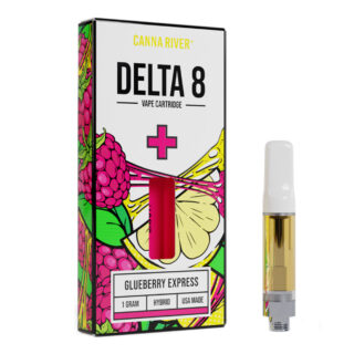 Canna River - Delta 8 Vape - Cartridge - Glueberry Express - 1g