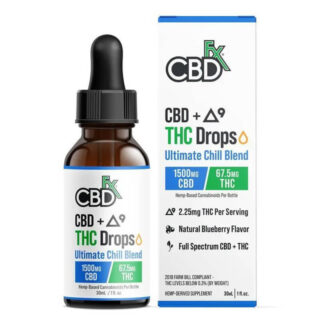 THC Oil + CBD - Ultimate Chill Blend Tincture - CBDfx