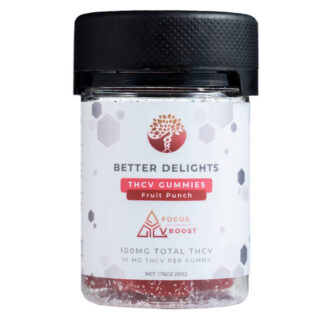 THC Gummies - Fruit Punch THCV Gummies - Creating Better Days