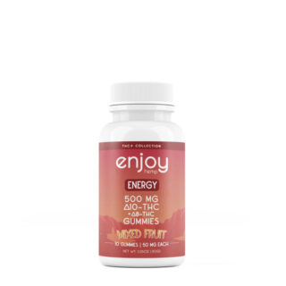Enjoy Hemp - Delta 10 Gummies - D10:D8 Sativa Energy Mixed Fruit -  500mg