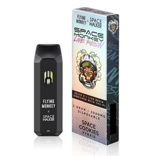 Live Resin Delta 8 THC Vape Pen with THCP - Space Cookies - Hybrid 3g - Flying Monkey x Space Walker