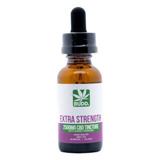 BUDD - CBD Tincture - Extra Strength Nano-Isolate Tincture - 2500mg