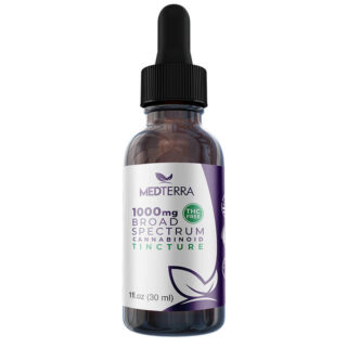 Broad Spectrum CBD Tincture - Unflavored - Medterra