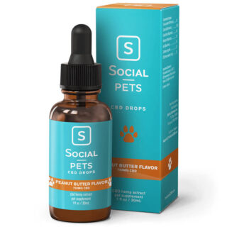 CBD Oil for Dogs - Peanut Butter - Social CBD