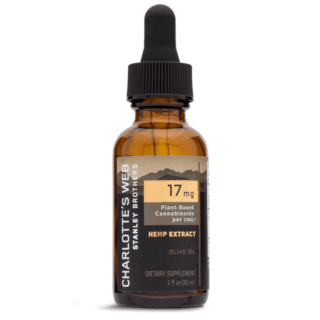 Full Spectrum CBD Oil Tincture - Natural Olive Oil - 17mg - Charlotte's Web