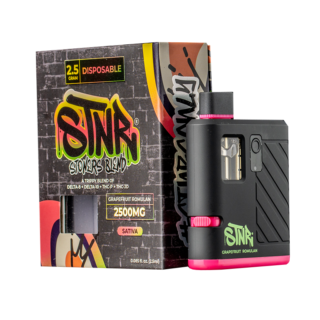 D8:D10:THCP:THCJD Vape - Grapefruit Disposable - 2.5g by STNR Creations